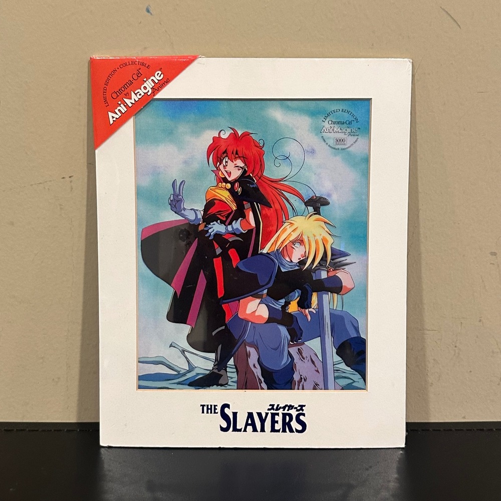 The Slayers Lina & Gourry Ani-Magine Limited Edition Chroma-Cel Anime Art